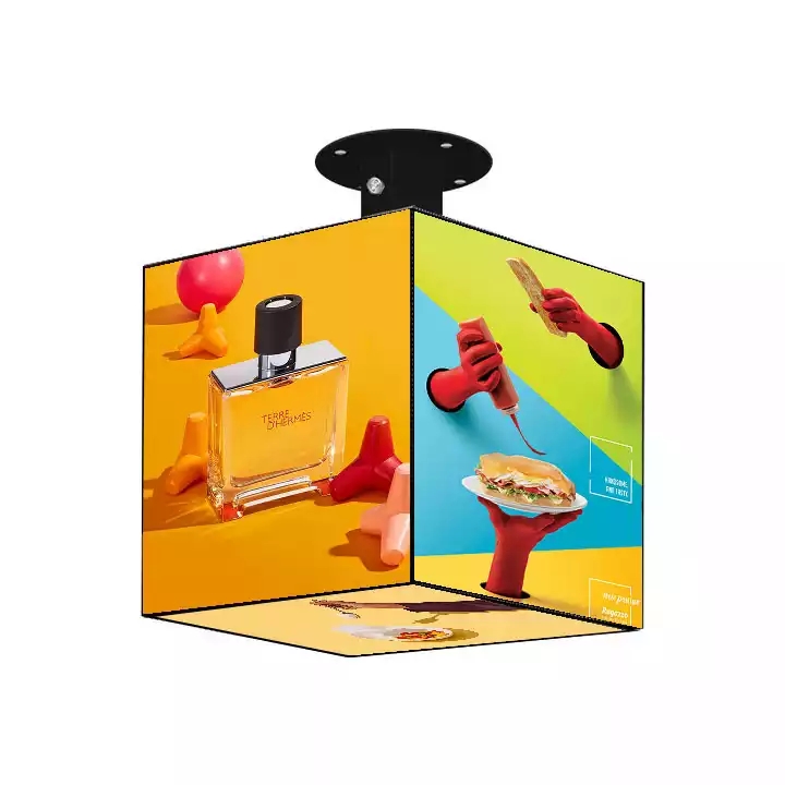 Butik Butikslogotyp CUBE LED-display